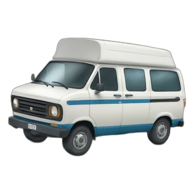 Van a la montagne sticker