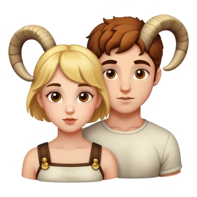 aries ♈️ boy and girl  sticker