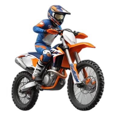 Motocross ktm sticker