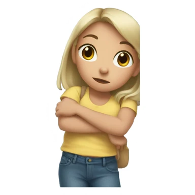 girl looking in the fridge for food  sticker