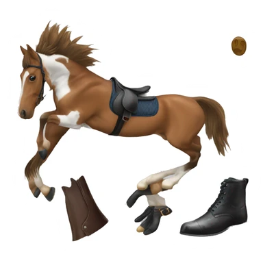 hunter jumper horse sticker
