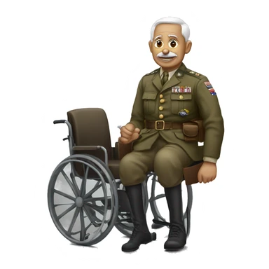 disabled ww1 veteran with amputation sticker