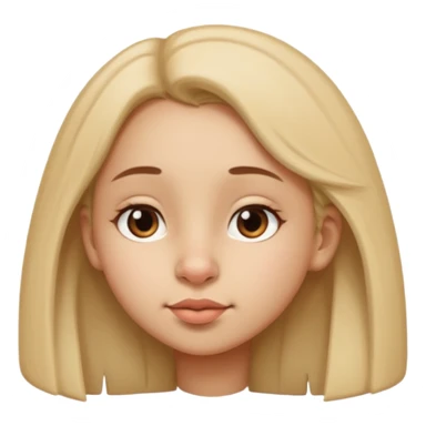 Girl with very very big bulgy Nose, side view sticker