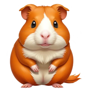 porcellino dindia arancione con gamba sexy sticker