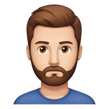 "- Nam
- 30 tuổi
- Da trắng
- Tóc nâu 
- Râu quai nón nâu
- Mặt nghiêm túc
" sticker