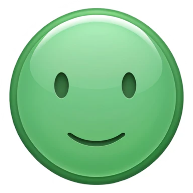 a green circle emoji sticker