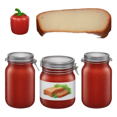 Canning Meatloaf jar sticker