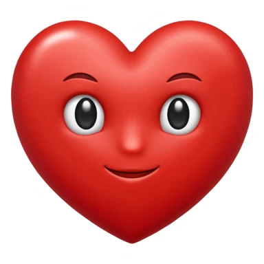 Un cœur écrit 100 % sticker