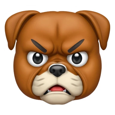 angry  boxer  sticker