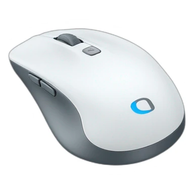 une souris logitech blanche avec le logo paypal sur le cotter sticker