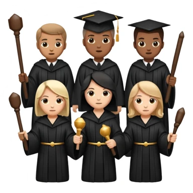 Judges with Gavels sticker