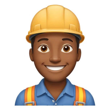 Black handyman  sticker