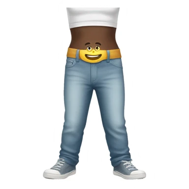 Positive pants sticker