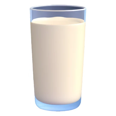 a glass of milk sticker