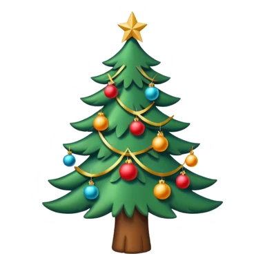 noel tree sticker
