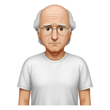 Larry David full body in curb your enthusiasm  sticker