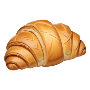 Croissant on a pale purple napkin sticker