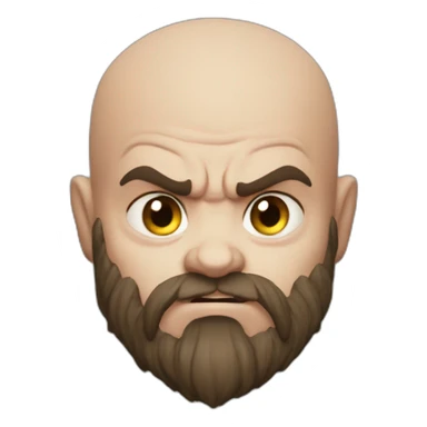 dwarfism angry kratos sticker