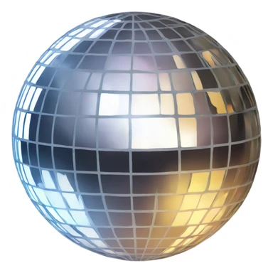 Mirrorball sticker