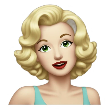 marilin monroe sticker