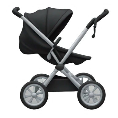 Black stroller sticker