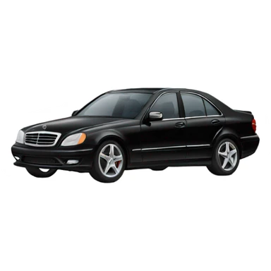 Black Mercedes  sticker