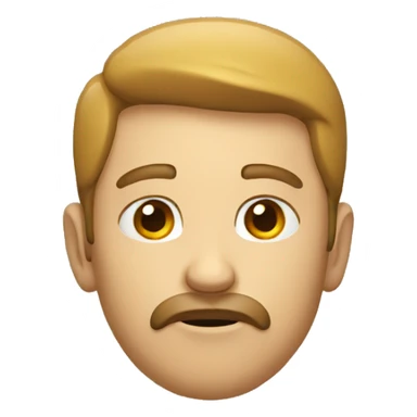 men thinking sticker