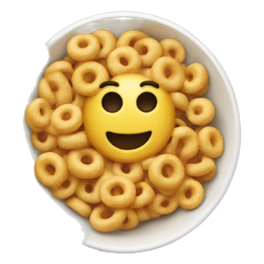 Bowl of cheerios sticker