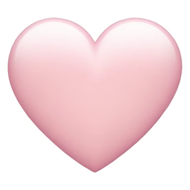 light pink heart sticker