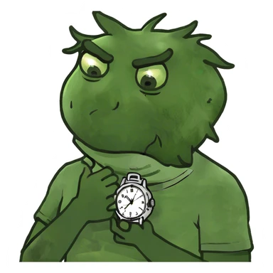 a man choking hismslef  sticker