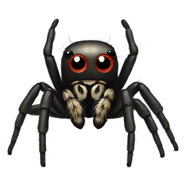 Cute jumping spider  sticker