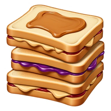 peanut butter and jelly sandwiche sticker
