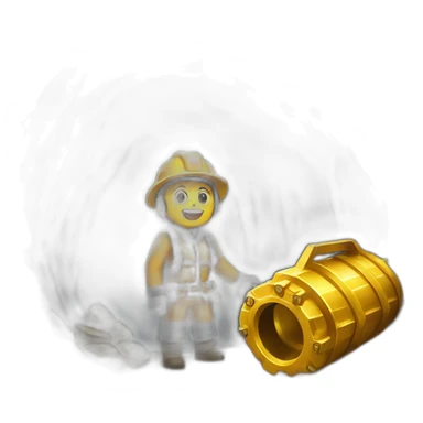 mining gold shaft cave sticker