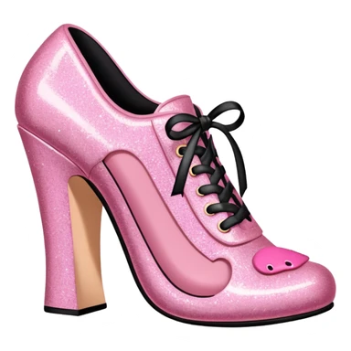 Betsey Johnson style spam meat shoe sculpture  sticker