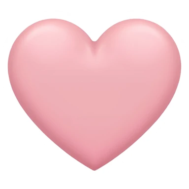 Cœur rose pastel emoji sticker