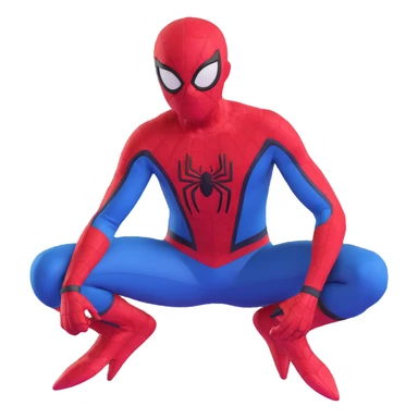 Tom Holland in Spider-Man costume sticker