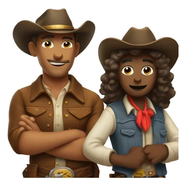 Bull and a cowboy sticker