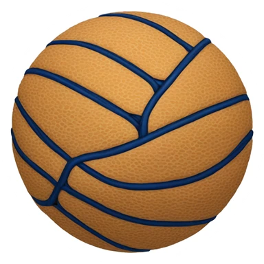 Balle de basket bleu électrique sticker