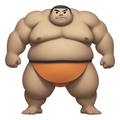 Two sumo wrestlers sticker