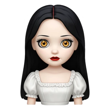 Annabelle doll from The Conjuring movie sticker