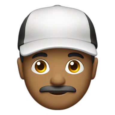 señor muy gordo de piel blanca con gorra en bicicleta negra sticker