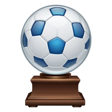 football crystall ball on the small stand sticker