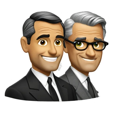 Cary grant sticker