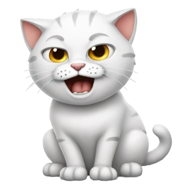 Mad cat sticker
