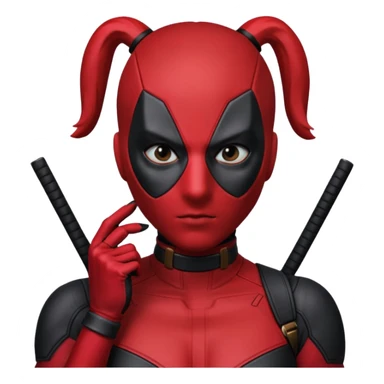 female deadpool from Deadpool & Wolverine movie sticker