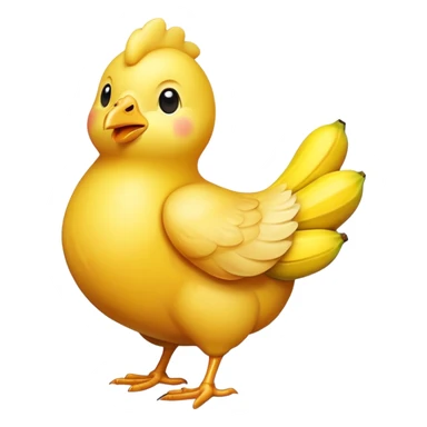Chicken banana  sticker