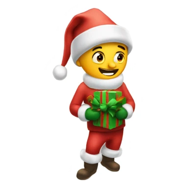 christmas themed skibidi flicker gooning ahh emoji sticker