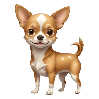 old chihuahua full body sticker