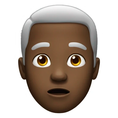 Black man shocked sticker