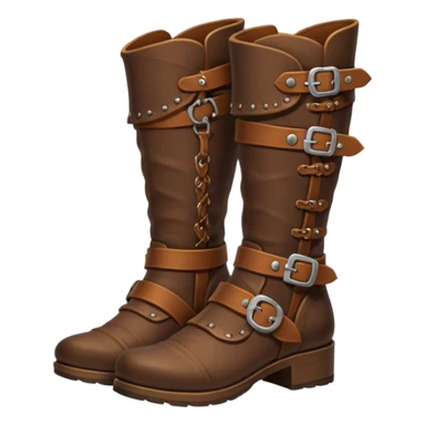 medievil boots, fantasy adveture boots, female sticker